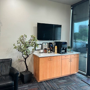 Reception area at Walnut Central Orthodontics